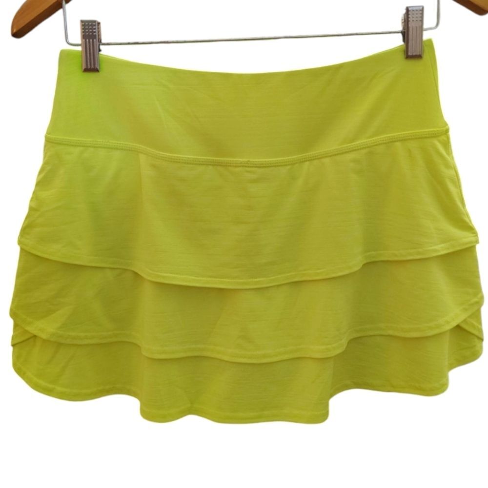 Athleta Women's Swagger Skort Size Small Ruffle Tiered Tennis Pickleball Golf